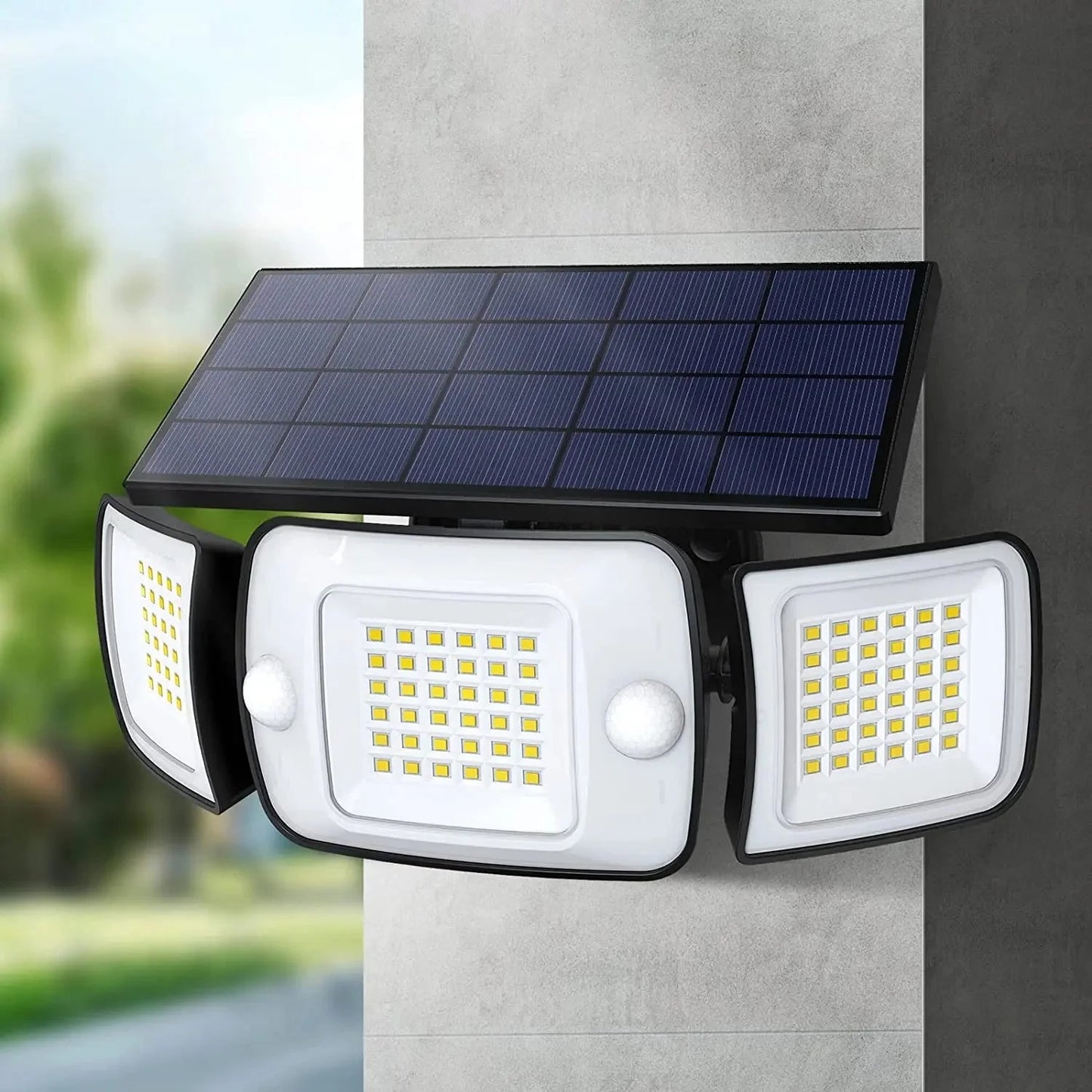Solar Lights Outdoor – Motion Sensor Wall Lamp (3 Modes, IP65 Waterproof)