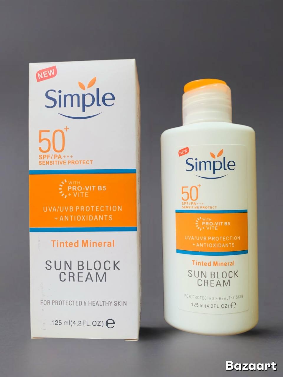 Simple Facial Sunscreen Sensitive Protect SPF50+ PA+++ – 125ml