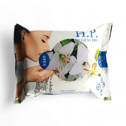 Hilton Packard Cleansing & Moisturizing Facial Wet Wipes – 25 pcs