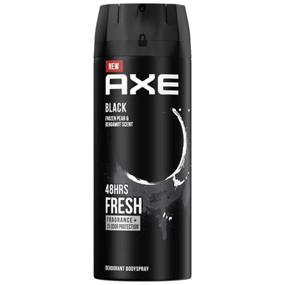 Axe Black Body Spray for Men – 150 ml