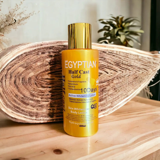 Egyptian Half Cast Gold 10 Days Active Whitening Body Lotion – 400ml