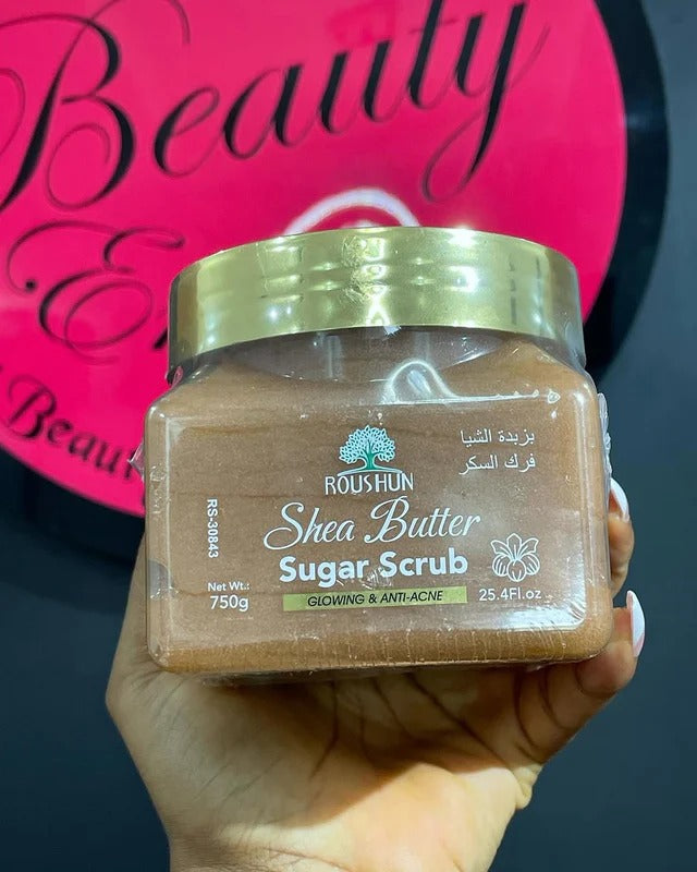 Roushun Exfoliating Shea Butter Sugar Scrub
