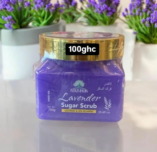 Roushun Exfoliating Lavender Sugar Scrub