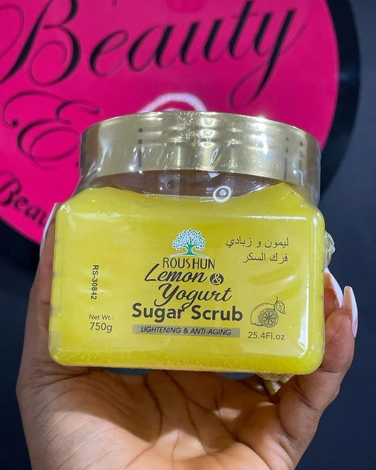 Roushun Exfoliating Lemon & Yoghurt Sugar Scrub