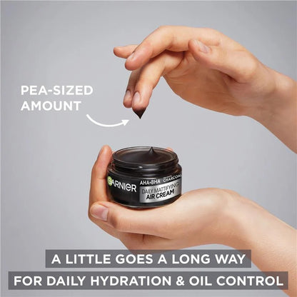 Garnier Pure Active AHA+BHA Charcoal Mattifying Air Cream