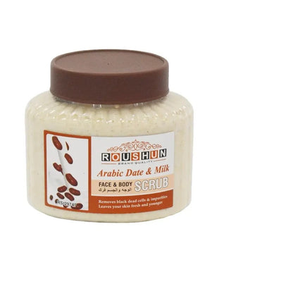 Roushun Arabic Date and Milk Face and Body Scrub