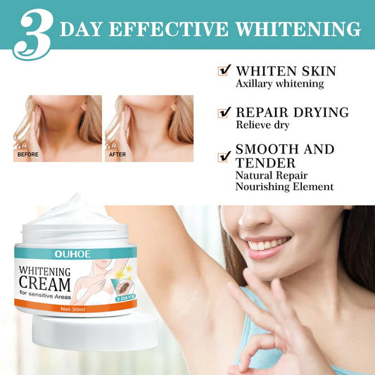 OUHOE 3‑Days Whitening Cream (Face & Body, 20 g)