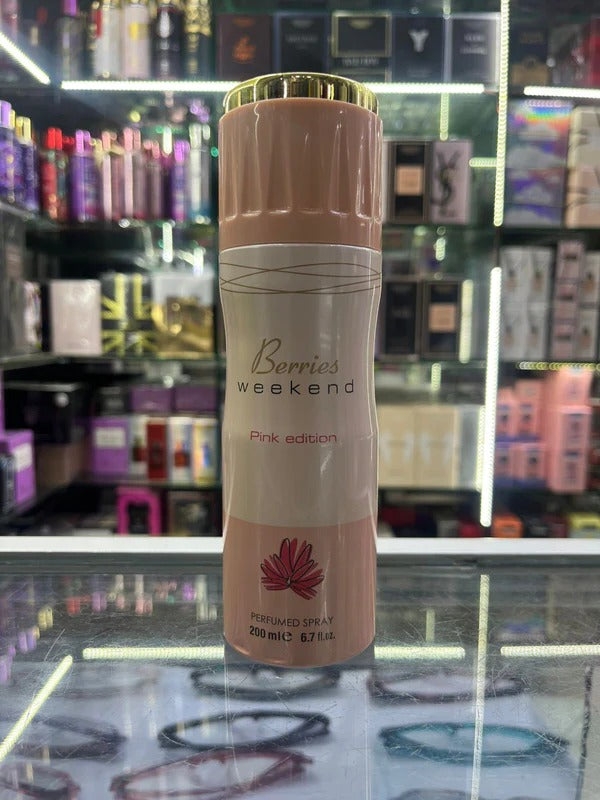 Fragrance World Berries Weekend Pink Edition Perfumed Spray