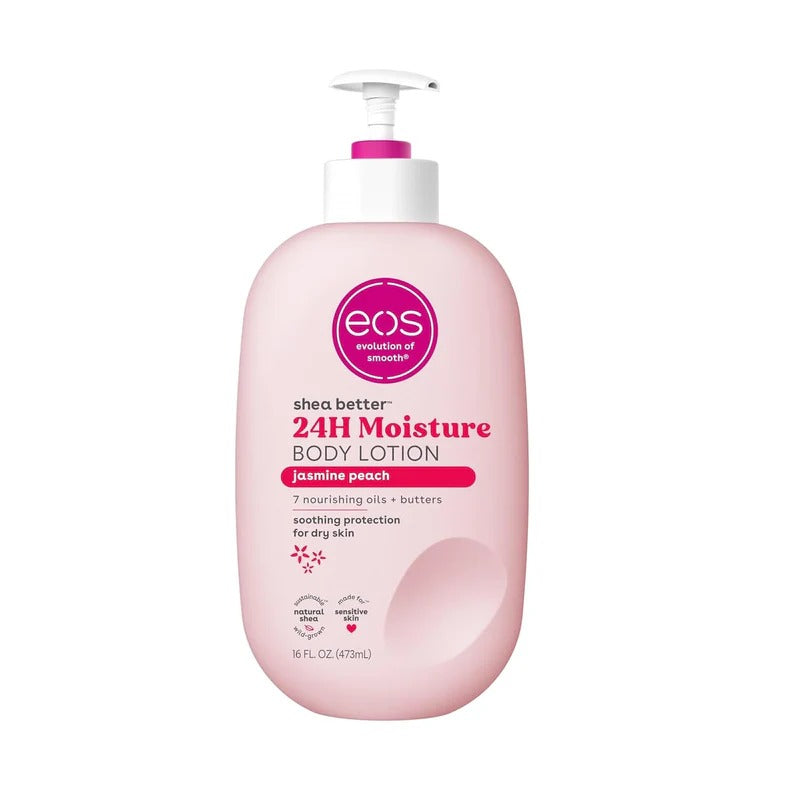 EOS Shea Better 24H Moisture Body Lotion – Jasmine Peach
