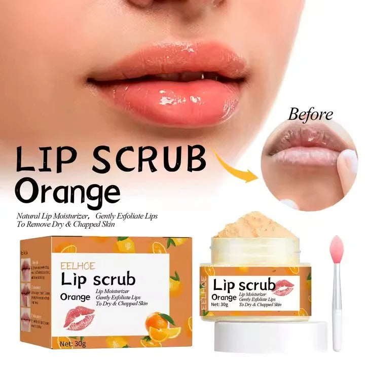 EELHOE Orange Lip Scrub
