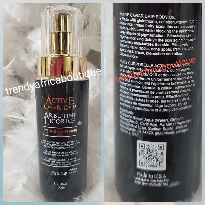 Active Caviar Drip Arbutin + Licorice Strong Whitening Oil