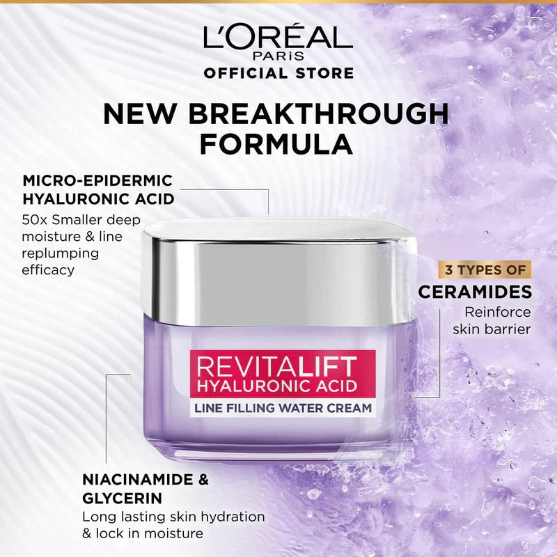 L'Oréal Paris Hyaluronic Acid Line Filling Water Cream