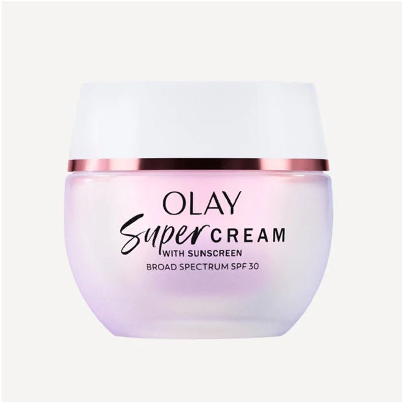 Olay Super Cream with Sunscreen SPF 30 – Ultra Lightweight Face Moisturizer