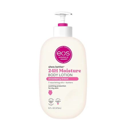 EOS Shea Better 24-Hour Moisture Body Lotion – Strawberry Dream