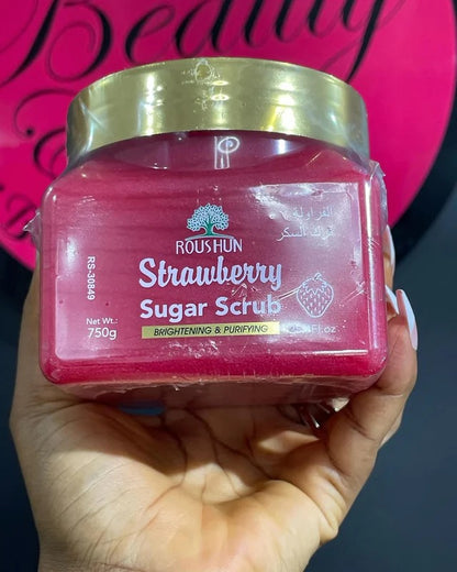 Roushun Strawberry Sugar Scrub