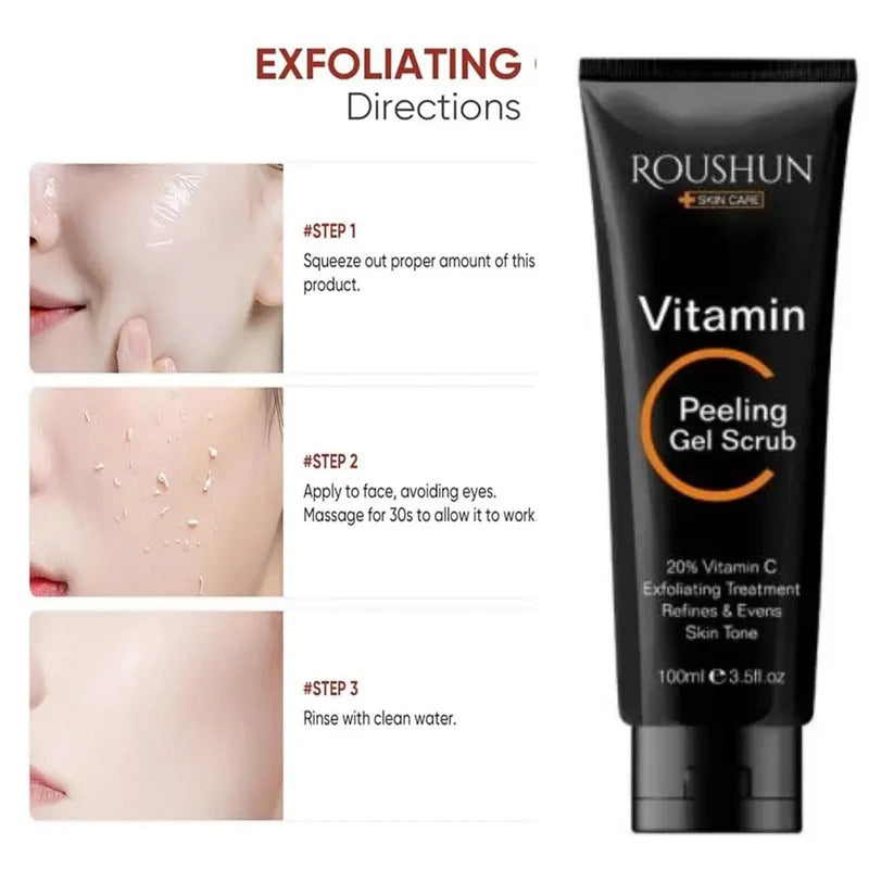 Roushun Vitamin C Face Scrub Peeling Gel