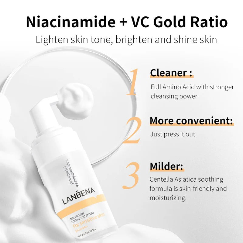 LANBENA Niacinamide Foaming Cleanser