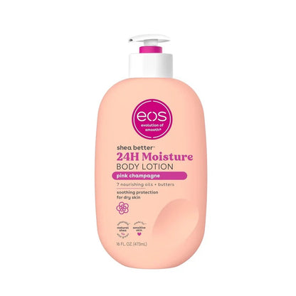 EOS Shea Better 24-Hour Moisture Body Lotion – Pink Champagne