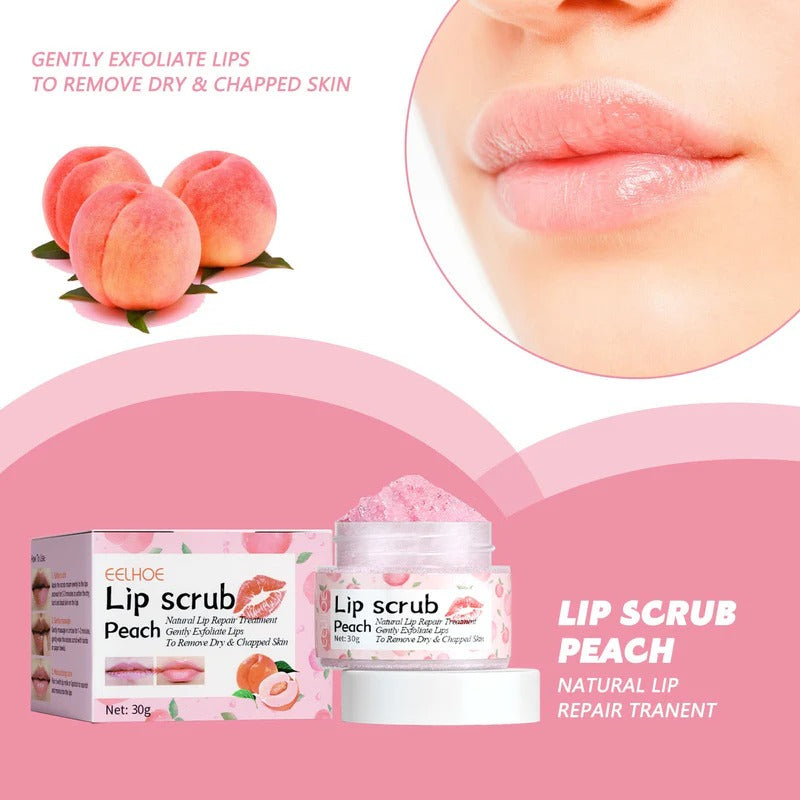 EELHOE Peach Lip Scrub
