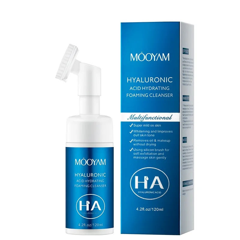 Mooyam Hyaluronic Acid Hydrating Foaming Bubble Brush Cleanser