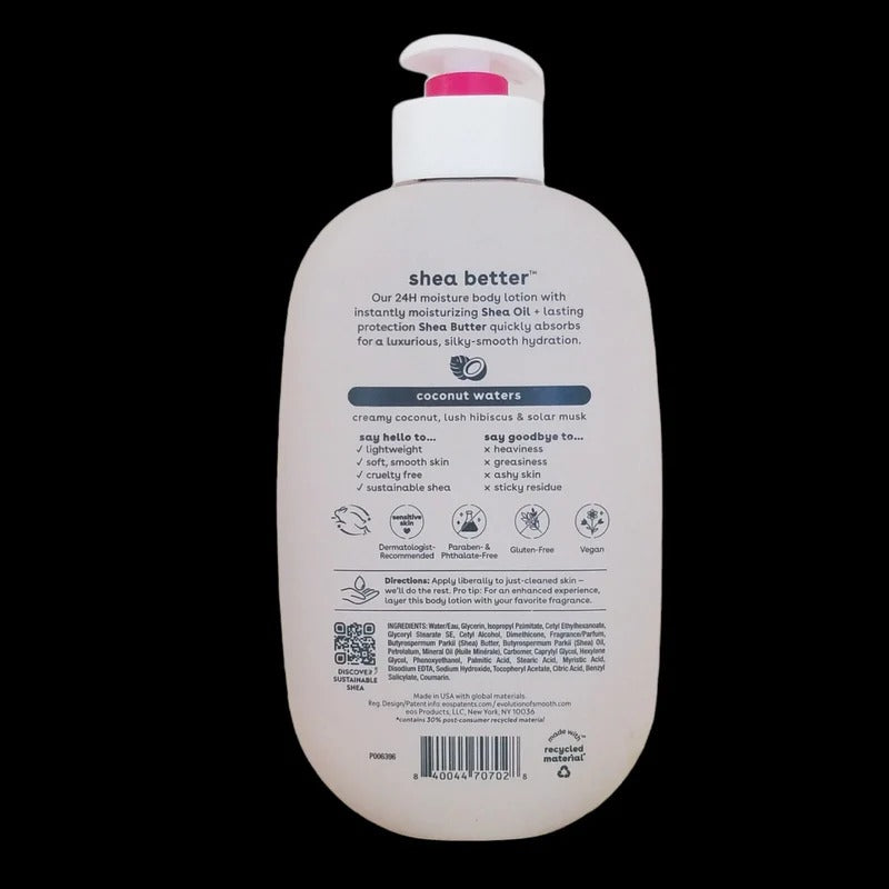EOS Shea Better 24H Moisture Body Lotion – Coconut Waters