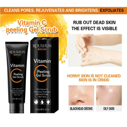 Roushun Vitamin C Face Scrub Peeling Gel