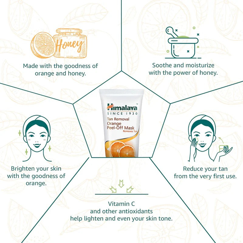 Himalaya Tan Removal Orange Peel-Off Mask