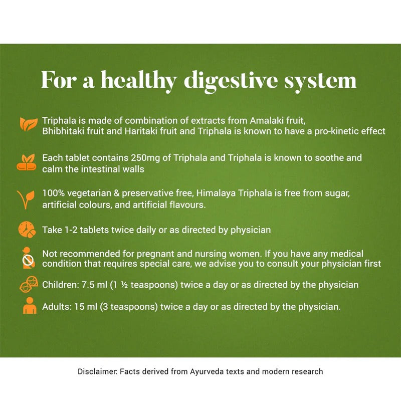 Himalaya Triphala – Bowel Wellness (60 Capsules)
