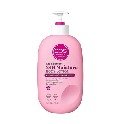 EOS Shea Better 24-Hour Moisture Body Lotion – Pomegranate Raspberry