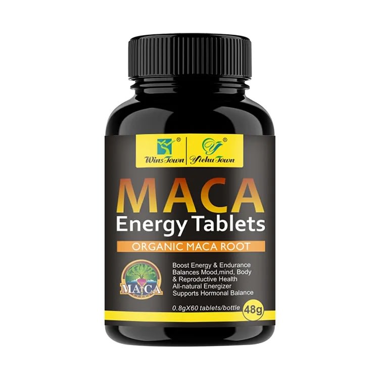 WINS TOWN MACA Energy Tablets Herbal Healthcare Supplement For Providing Energy Men Power Maca Capsule