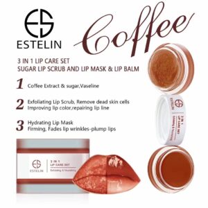 ESTELIN  3in1 Lip Care Set(Coffee)