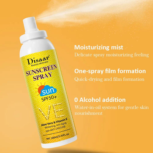 Disaar Sunscreen Spray SPF 50+, 160ml