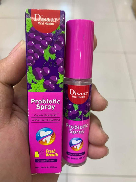 Disaar Mouth Probiotic Spray Grape Flavor