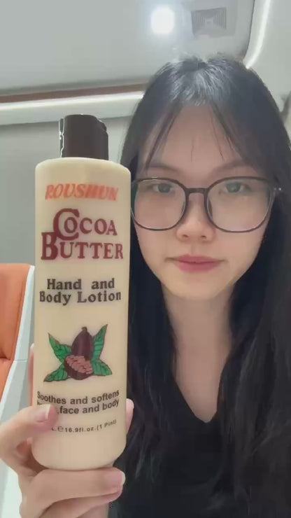 Roushun Cocoa Butter Hand & Body Lotion