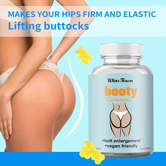 Wins Town factory herbal Buttock Gummies Organic Beauty Butt Hip Booster Gummy BBL Butt Enhancement