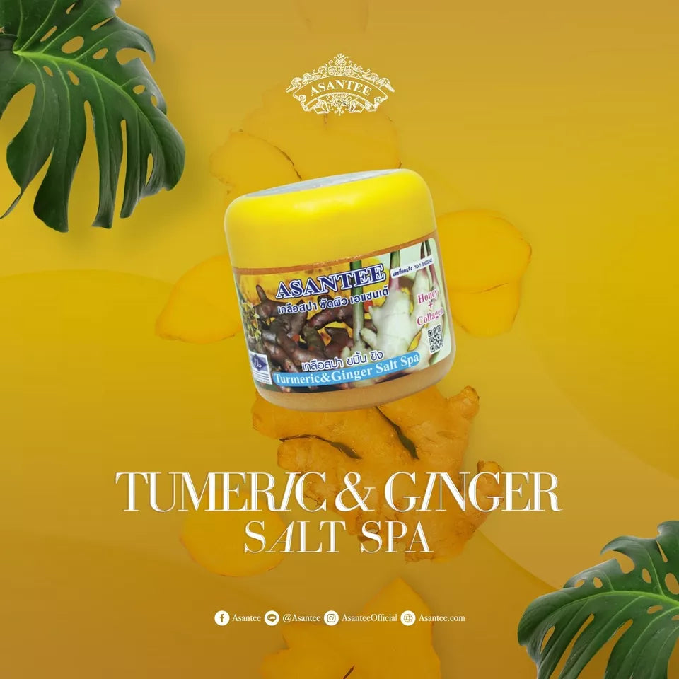 Asantee Turmeric and Ginger Salt Spa Scrub