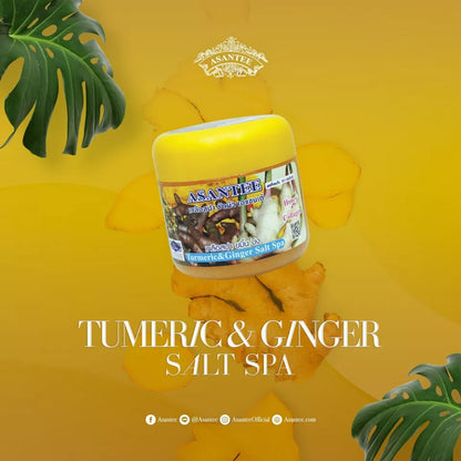 Asantee Turmeric and Ginger Salt Spa Scrub