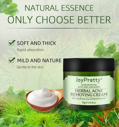 JOYPRETTY Herbal EXTRACTS ACNE REMOVING CREAM + FREE EYE LINER