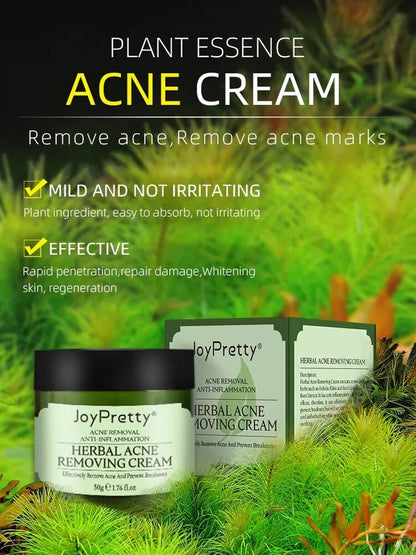 JOYPRETTY Herbal EXTRACTS ACNE REMOVING CREAM + FREE EYE LINER