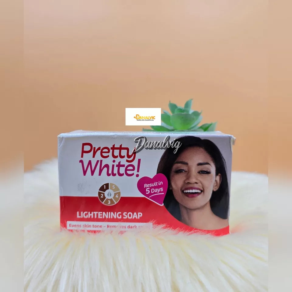 Pretty white lightening soap