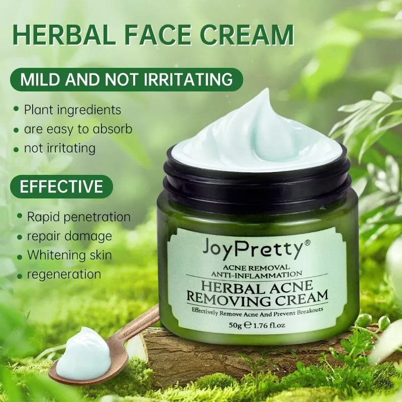 JOYPRETTY Herbal EXTRACTS ACNE REMOVING CREAM + FREE EYE LINER