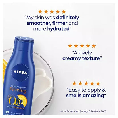 NIVEA Q10 Firming Rich Body Lotion with Vitamin C (250ml)