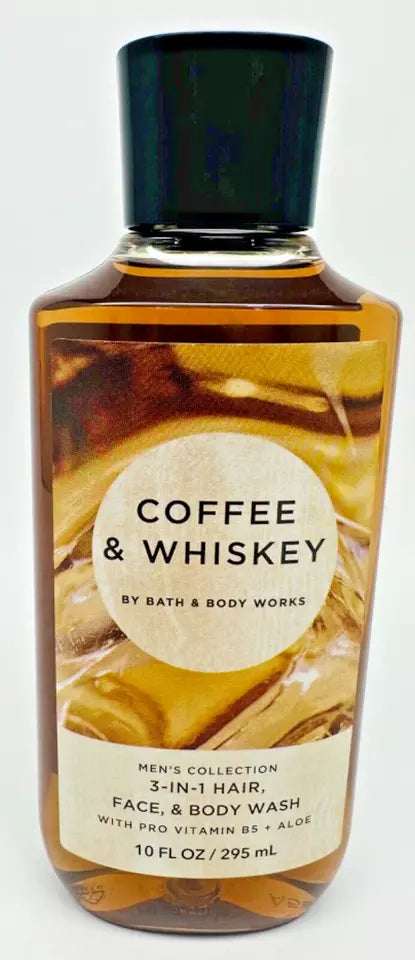 Bath & Body Works Coffee &amp; Whiskey 3-in-1 Hair, Face &amp; Body Wash (Men's Collection)