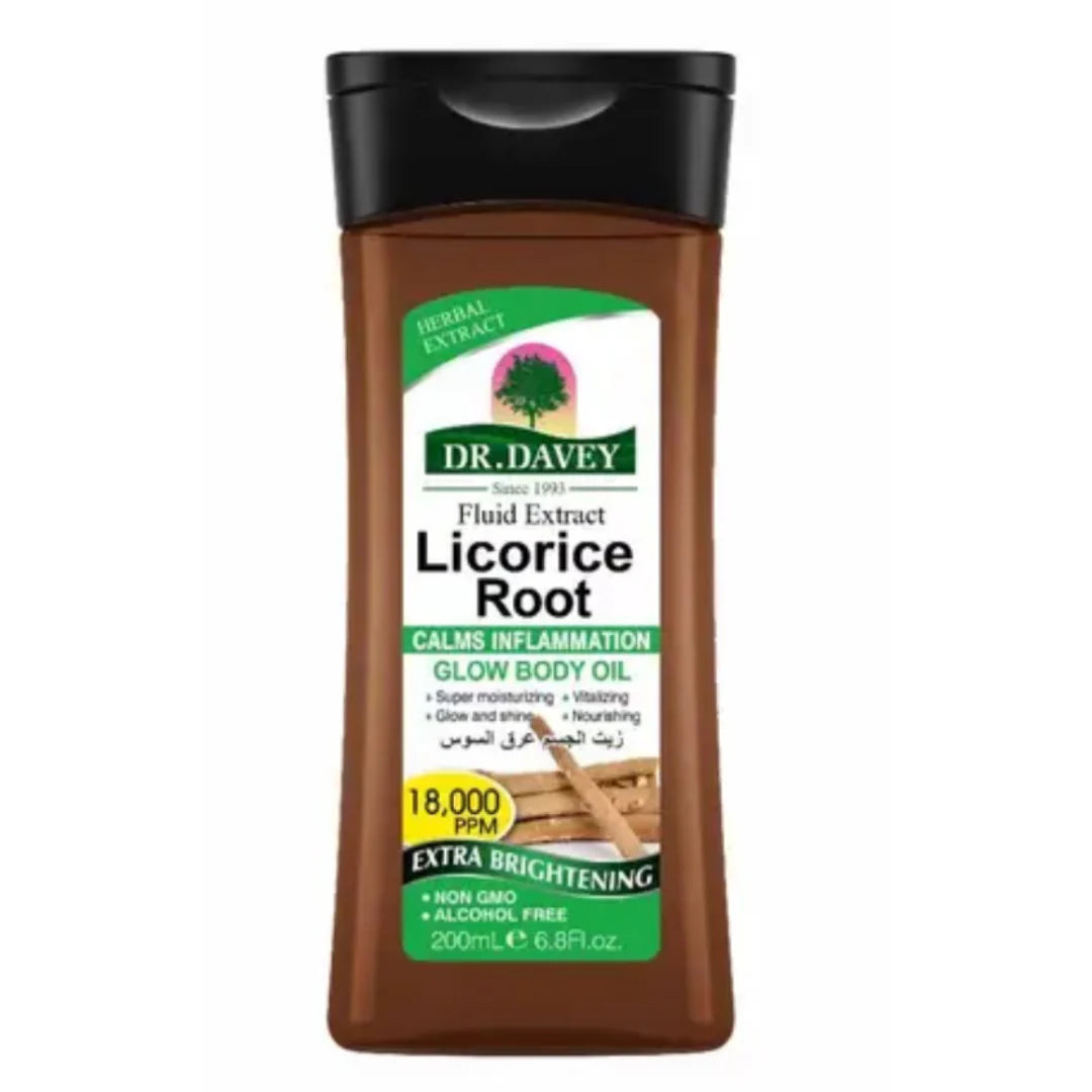 Dr. Davey Fluid Extract Licorice Root Glow Body Oil