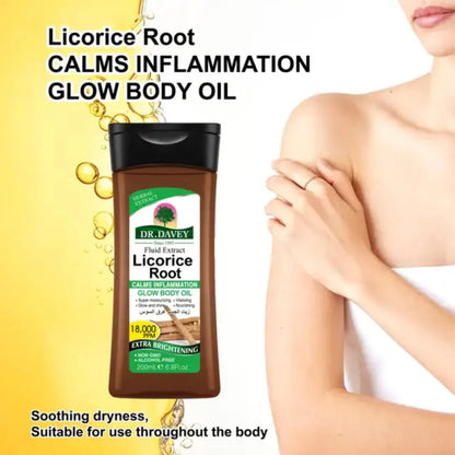 Dr. Davey Fluid Extract Licorice Root Glow Body Oil