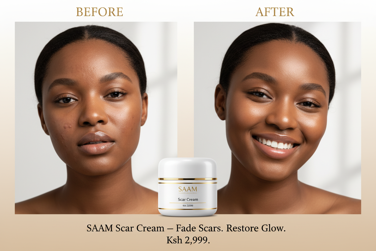 SAAM Scar Cream Before & After