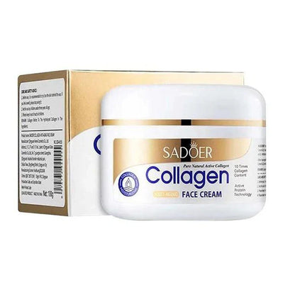 SADOER Natural Organic Collagen Hydrating Anti Aging Face Whitening Cream For All Skin