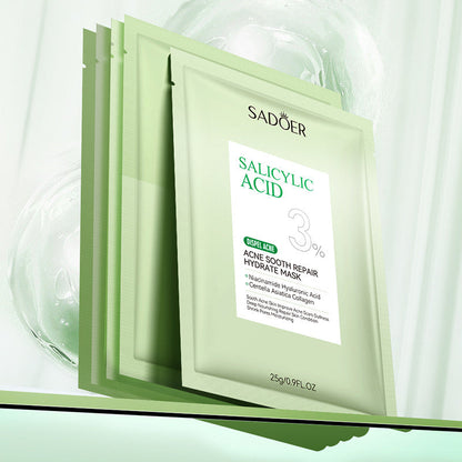 Sadoer Salicylic Acid Acne Removing Soothing Repairing Moisturizing Face Mask