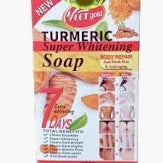 VEET GOLD TURMERIC SUPER WHITENING SOAP ANTIDARK SPOTS,ANTIAGING