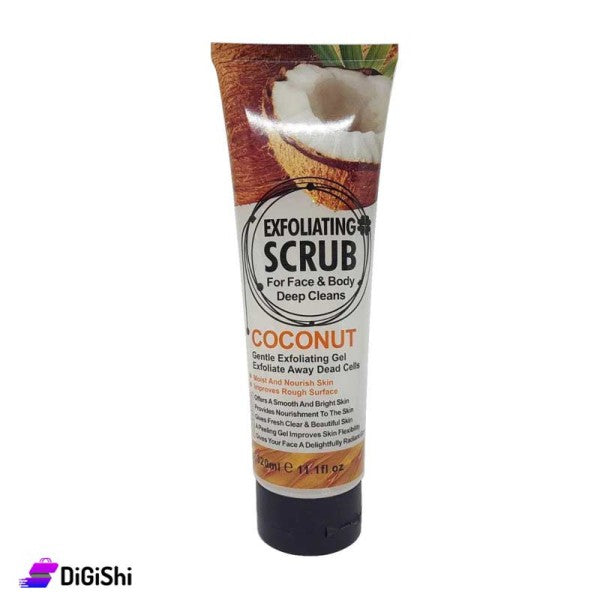 Fruit Of The Wokali Coconut Exfoliating Scrub For Face & Body Dead Cleansing